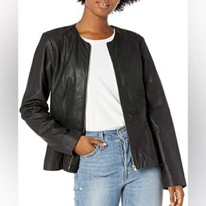 BB Dakota Clary Leather Jacket - Size L